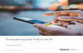 Preparing for PSD2 SCA · 4 Preparing for PSD2 SCA 1 Introduction As the digital economy plays an increasing part in all our lives, it is vital that electronic payments are secure,
