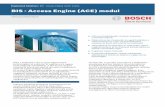 BIS - Access Engine (ACE) modulresource.boschsecurity.com/documents/BIS_ACE_Data... · BIS - Access Engine (ACE) modul u Kifinomult beléptetési rendszer közvetlen riasztáskezeléssel