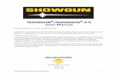 SHOWGUN /SHOWGUN User Manual - High End Systems · SHOWGUN fixtures must be returned in its original roadcase. Any other parts returned to High End Systems must be packaged in a suitable