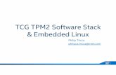 TCG TPM2 Software Stack & Embedded Linux · TPM requires RNG for key creation, nonce generation. • an entropy source and collector • state register • mixing function (typically,