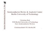 Semiconductor Device & Analysis Center Berlin University ... · Section Semiconductor Devices / C. Boit ’ 12 Observability of Signals with Beam Techniques Drastically Reduced by