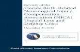 Review of the Florida Birth-Related Neurological …Review of the Florida Birth-Related Neurological Injury Compensation Association (NICA) Unpaid Loss and Defense Costs December 31,