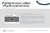 View Article Online Nanoscale Advances · rsc.li/nanoscale-advances Nanoscale Advances rsc.li/nanoscale-advances ISSN 2516-0230 Volume 1 Number 1 January 2018 Nanoscale Pages 1-200