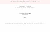 Gogol - Le Manteau - Bibliothèque russe et slavebibliotheque-russe-et-slave.com/Livres/Gogol - Le Manteau... · PDF file 2011-02-17 · Nikolaï Gogol (Гоголь Николай