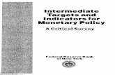 Intermediate Targets and Indicators for Monetary Policy · Liquid Asset Measures as Intermediate Targets and Indicators for Monetary Policy 109 Gabriel S.P. de Kock and Lawrence J.
