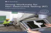 Strong Workmate for Non Destructive Testing (RT) · 2019-01-03 · specifically for non-destructive testing, and has a straightforward and modern graphical user interface. All X-ray