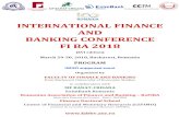 INTERNATIONAL FINANCE AND BANKING CONFERENCE FI BA 2018 Program-29-30 March 2018.pdf · INTERNATIONAL FINANCE AND BANKING CONFERENCE FI BA 2018 (XVI edition) March 29-30, 2018, Bucharest,