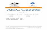 No. ASIC 19/02, Tuesday, 30 April 2002 Published …Commonwealth of Australia Gazette ASIC Gazette ASIC 19/02, Tuesday, 30 April 2002 Change of company status Page 11 Corporations