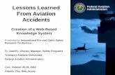 Lessons Learned Administration Federal Aviation From Aviation … · 2011-01-14 · Lessons Learned From Aviation Accidents Federal Aviation 2 International Fire and Cabin Safety