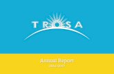 Annual Report - trosainc.org...*Percentage Numbers (%) represent the number of TROSA residents that call the above regions home over 95% over 90% less than 5% maintained recovery