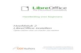 Hoofdstuk 2 LibreOffice instellen · 2017-04-12 · Peter Hillier-Brook Stefan A. Keel Michele Zarri Vertalers Kees Kriek Leo Moons Publicatiedatum en softwareversie. Gepubliceerd