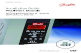 Installation Guide PROFINET Module VLT Soft Starter MCD 500files.danfoss.com/download/Drives/MG17P102.pdf · 2018-03-14 · 1 Introduction 1.1 Purpose of the Manual This installation