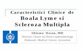 Caracteristici Clinice de Boala Lyme si Scleroza … clinice - Dr...De obicei monoculară la prezentare; 10% - la ambii ochi Pierderea de vedere se dezvoltă în interval de ore-zile,