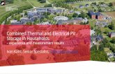 Combined Thermal and Electrical PV Storage in Households · Combined Thermal and Electrical PV Storage in Households –experience and measurement results Ivan Katić, Senior Specialist,