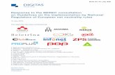 Contribution by Digitas to the public consultation on …...Response to the BEREC consultation on Guidelines on the implementation by National Regulators of European net neutrality