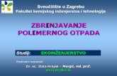 Sveučilište u Zagrebu - HDKI · 2019-03-07 · DIJELOVI ZA AUTOMOBILE i AVIONE Polimeri - u proizvodnji automobila, a naročito aviona i raketa Prednosti polimernih materijala -