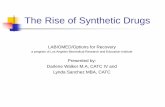 The Rise of Synthetic Drugs · 2019-08-19 · The Rise of Synthetic Drugs . LABIOMED/Options for Recovery . a program of Los Angeles Biomedical Research and Education Institute .