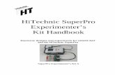 HiTechnic SuperPro Experimenter’s Kit Handbook · HiTechnic SuperPro . Experimenter’s . Kit Handbook . Electronic designs and experiments for LEGO® NXT ... component types and