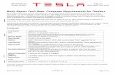 Body Repair Tech Note: Computer Requirements for Toolbox - Tesla… · 2017-10-25 · BR-14-92-001 R3 Page 1 of 9 Body Repair Tech Note: Computer Requirements for Toolbox Body Repair