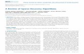 A Review of Sparse Recovery Algorithms A Review of Sparse... · 2020-01-23 · E. Crespo Marques et al.: Review of Sparse Recovery Algorithms TABLE 1. Definitions of acronyms and
