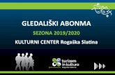 Abonma brošura 2019 2020 - visit-rogaska-slatina.si · GLEDALIŠKI ABONMA 2019/2020 INFORMACIJE O VPISU • Dosedanji abonen lahko svoj sedež obnovite do 21. oktobra 2019. • Novi