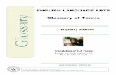ENGLISH LANGUAGE ARTS Glossary of Terms yGLOSSARY ENGLISH LANGUAGE ARTS ENGLISH - SPANISH NYS LANGUAGE RBE-RN AT NYU PAGE 1 2012 THE STATE EDUCATION DEPARTMENT / THE UNIVERSITY OF