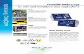 Versatile technology Terminals for safe and ... Versatile technology for safe and hazardous area applications Weighing Terminals IND560 industrial terminal Simple weighing or fully-integrated