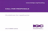 CALL FOR PROPOSALS - IGC · 1. General information 1.1. About the IGC . The International Growth Centre (IGC) aims to promote sustainable growth in developing countries by providing