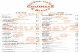 STARTER – – MAINS – menu.pdf · Chicken Hyderabadi dum Biryani ... •Student discounts 10% •Kids Menu available •Gluten Free & Vegan dishes available. Please ask a member