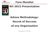 Foro Mundial RH 2015 Presentation Adizes Methodology ...foromundialrh.com/historia/2015/conferenciaspdf/Sunil.pdf©Ichak Adizes, Ph.D. 1971-2003 There Is a Better Way to Manage Our