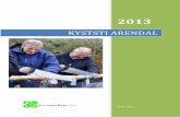 KYSTSTI TVEDESTRANDsommerhalvåret 2011, og rapporteringen utført i slutten av 2011 / begynnelsen av 2012. Kommuneplanutvalget i Arendal, fikk melding om oppstart av kartleggingen