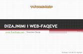 DIZAJNIMI I WEB-FAQEVE - Informatika Shqiptareitshqip.com/tutoshqip/HTML1.pdfDetyra • Te krijohet web faqja ne baze te ketyre kushteve: Backgroundi ngjyre te bardhe 4 linqe ( Tab
