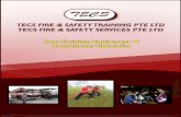 TECS FIRE & SAFETY TRAINING PTE LTD TECS FIRE & SAFETY ... · TECS, a group of companies providing Fire safety and Workplace safety consultancy and other related services. It was