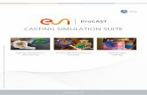 CASTING SIMULATION SUITE · 2019-07-26 · dependence. ESI’s QuikCAST has proven to be an indispensable tool in the foundry. It is also used at an early stage for mold and process