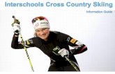 Interschools Cross Country Skiing...“Interschools is where I discovered my passion for XC skiing. I was a relatively good cross-country runner, so in 2004 my school (PLC Sydney)