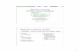 Machine Learning, Decision Trees, Overfittingtom/10601_sp09/lectures/DTreesAndOverfitting-1-12-2009... · Machine Learning, Decision Trees, Overfitting Machine Learning 10-601 Tom
