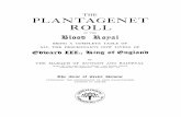 Plantagenet Roll of the Blood Royal - Related Documents · plantagenet roll of the being a complete table of all the descendants now living of 3Ííttg of the marquis of ruvigny and