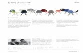 Eames Plastic Chair - dellachiara.it · Eames Plastic Chair Charles & Ray Eames , ˝ ˛ In ˚˛˝, Vitra adapted the seat geometry and height of the Eames Plastic Chairs to today's