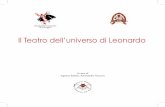 Il Teatro dell’universo di Leonardo · 2016-06-08 · Il progetto evidenzia come Leonardo abbia reinterpretato e reinventato la grande tradi-zione degli artefici dell’antichità