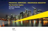 FINANCIAL SERVICES INSURANCE INDUSTRY Tax function topics · FINANCIAL SERVICES –INSURANCE INDUSTRY Tax function topics Matthieu Dautriat May 2016. ... Time 2005 2010 2015 Tax climate