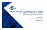 Ultra-Low-Power Software-Defined Radio for LTE Wireless ... · Ultra-Low-Power Software-Defined Radio for LTE Wireless Baseband:LTE Wireless Baseband: an embedded systems grand challenge