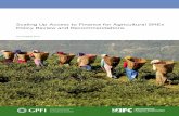 Scaling Up Access to Finance for Agricultural SMEs …...ScAlING UP AccESS tO FINANcE FOR AGRIcUltURAl SMEs | POlIcy REvIEW AND REcOMMENDAtIONS 3 International Finance orporation (IFc