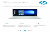 HP Pavilion Laptop 14-ce3001nqVedeţi lumea digitală într-un mod complet nou. Bucuraţi-vă de filme şi fotografii, la calitatea excelentă a imaginii, cu detalii de înaltă definiţie