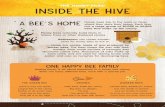 THE HONEY FILES: inside the hive · 2018-04-17 · THE HONEY FILES: Honey bees live in the nests or hives where they store their honey. Each hive has a large group of 30,000 to 60,000