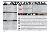 @HawkeyeFootball Game Notes...11/29 at Nebraska* 1:31 p.m./BTN * -- Big Ten Conference Game IOWA HAWKEYES 8-3 OVERALL, 5-3 BIG TEN @HawkeyeFootball Game Notes The Hawkeyes are 2-1