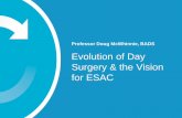 Evolution of Day Surgery & the Vision for ESAC...British Association of Day Surgery Little progress British Medical Journal in 1948: “Any surgeon who allows a patient to leave hospital