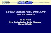 TETRA Architecture and Interfaces - QSL.net Architecture And Interfaces.pdfTETRA ARCHITECTURE AND INTERFACES Dr. M. Nouri New Technologies Senior Manager Marconi Mobile. ... ETS 300