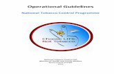 Operational Guidelines .pdfOperational Guidelines National Tobacco Control Programme National Tobacco Control Cell Ministry of Health and Family Welfare Government of India2 | P a