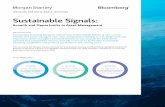Sustainable Signals - Morgan Stanley · Sustainable Signals: Growth and Opportunity in Asset Management Executive Summary Sustainable investing has gone mainstream in the United States.