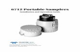 6712 Portable Samplers...6712 Portable Sampler Safety iii 6712 Portable Sampler Safety General Warnings Before installing, operating, or maintaining this equipment, it is imperative